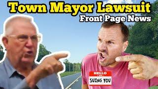 LAWSUIT AGAINST CORRUPT MAYOR IS FRONT PAGE NEWS