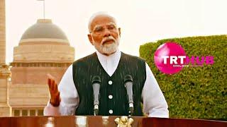 NDA Pm Narendra Modi Speaking outside Rashtrapati Bhavan. #TRTHUB #pmmodispeechtoday