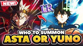 BLACK ASTA OR SPIRIT DIVE YUNO? WHO SHOULD YOU SUMMON FOR?  Black Clover Mobile