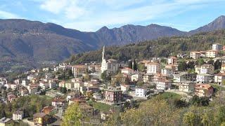 Berbenno e le contrade. Bergamo. Italia in 4K