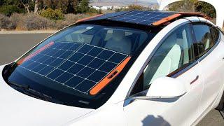 Charge a Tesla With Portable Solar Anywhere