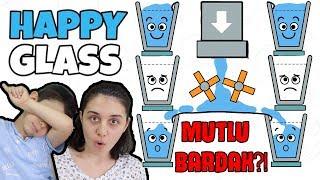 TEK MUSLUK İKİ MUTLU BARDAĞI NASIL DOLDURUR?  HAPPY GLASS OYNUYORUZ 50-65 Level Poyraz Eser