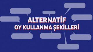 ABDde seçimlerde alternatif oy kullanma şekilleri neler?