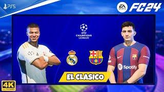 FC 24 - Real Madrid Vs Barcelona - Ft. Mbappe - Champions League Final  PS5™ 4K60