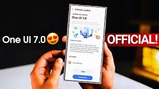 Samsung One UI 7.0 Android 15 -  OFFICIAL UPDATE