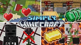 11 Easy Farms for Minecraft 1.171.18  Simply Minecraft Tutorial Recap Java Edition