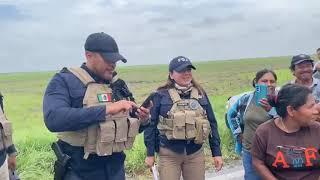 Autoridades llegan al bloqueo en la carretera Matamoros-Victoria 12-Jul-24