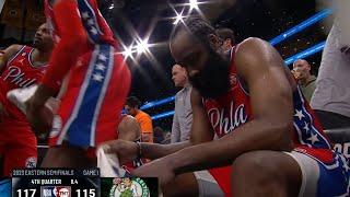 HARDEN YELLS AT TEAMMATES SHUT THE HELL UP ITS JUS ONE GAME YALL TRIPPIN