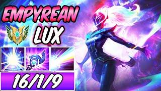 S+ EMPYREAN LUX MID FULL AP GAMEPLAY  Build & Runes  League of Legends