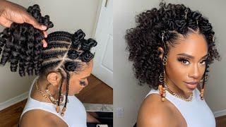 #547.  PERFECT STYLE FOR THIS HIGH HEAT   TOYOTRESS JAMAICAN BOUNCE WAND CURL