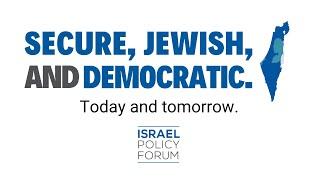 Secure Jewish and Democratic. Today and tomorrow.