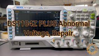 DS1104Z Plus Showing Voltage Without any Probe done with Self Calibration.