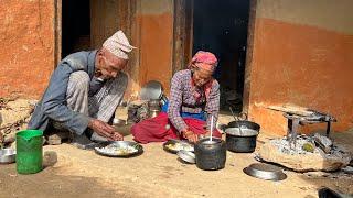 Financially Poor But Happy Family - Traditional Nepali Food Cooking  IamSuman