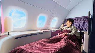 $8000 First Class on Qatar Airways  London  - Doha 