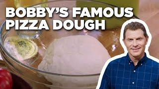 Bobby Flay Makes Famous Pizza Dough  Grill It with Bobby Flay  Food Network