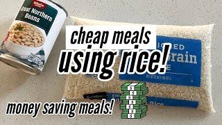 CHEAP MEALS WITH RICE Healthy Low Budget Meal Ideas To Save Lots Of Money