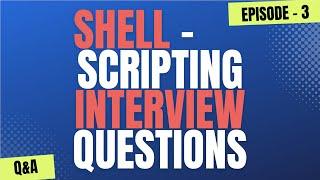 Shell Scripting & Linux Interview Questions for DevOps Engineers  Bash Zero to Hero  #devops
