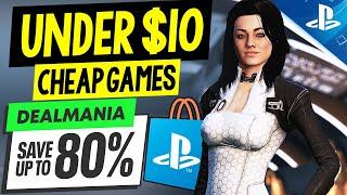 12 AMAZING PSN Game Deals UNDER $10 PSN Dealmania Sale CHEAP PS4PS5 Games to Buy