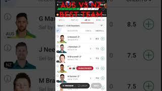 AUS vs NZ Dream 11 Prediction  Australia vs Newzealand Dream 11 Team  T20 World Cup 2022 