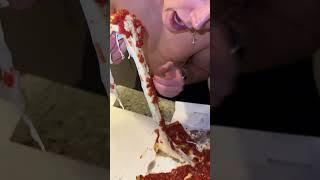 Chicago Deep Dish Cheese Pull Test #shorts #viral #food