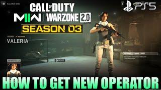 How to Unlock Valeria MW2 Season 3 New Operators  How to Get Valeria MW2 Valeria Warzone 2 Valeria