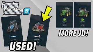 FS22 Used Equipment Unannounced Tractors & More  Farming Simulator 22