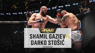 Darko Stošić vs Shamil Gaziev  FREE MMA Fight  BRAVE CF 69