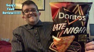 Review Doritos Late Night Sizzlin Cheese Burger