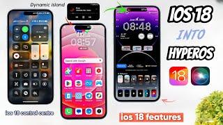 iOS 18 HyperOS Theme - Dynamic Island Depth Effect Wallpaper & Widgets 