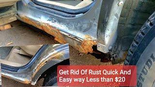 How To Fix Car Body Rust  Quick & Easy Way  Get Rid Of Rust In 15 Minutes