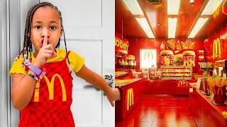 We Built a SECRET McDonalds in Our House