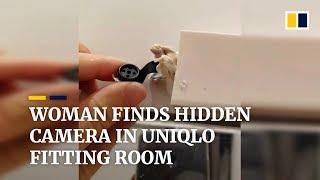Hidden camera was found in Uniqlos fitting room