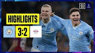 Manchester City - RB Leipzig  UEFA Champions League  DAZN Highlights