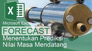 EXCEL Fungsi FORECAST untuk Menghitung Prediksi Nilai Masa Depan