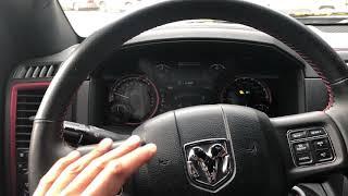 Dodge Ram– How to Brighten and dim the instrument panel