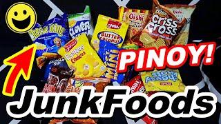 FILIPINO Junk Foods  27 Old + New Brands of Pinoy Chichirya 