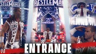 WWE 2K24 Shawn Michaels 09 Entrance - WrestleMania 25 Arena - PS5 Gameplay