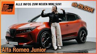 Alfa Romeo Junior im Test 2024 Alle Infos zum neuen Mini SUV ab 29.500€ Review  Preis  Milano