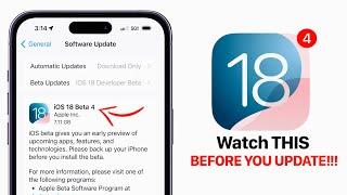 iOS 18 Beta 4 & Public Beta 2 - Watch This BEFORE You Update