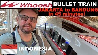 Kereta Peluru WHOOSH dari Jakarta menuju Bandung Jawa Barat