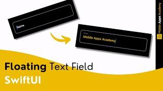 Floating Text Field  SwiftUI Tutorial