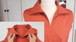 You will sew successfully and perfectly this collar after watching this video