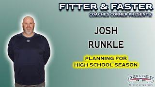 COACHES CORNER Planning for High School Swimming Success Josh Runkle New Trier