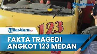 Fakta dan Kronologi Sopir Maut Angkot 123 Medan Nekat Terobos Palang KA hingga 4 Orang Tewas