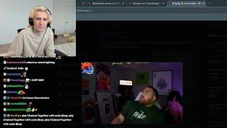 xQc reacts to LosPollos Banned BruceDropEmOff from his chat after he claiming he was Viewbotting