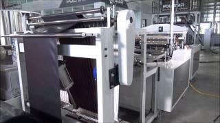Manufacturer of folded garbage bag making machine