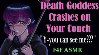 F4F Death Goddess Crashes on Your Couch ASMR reverse comfort asmr