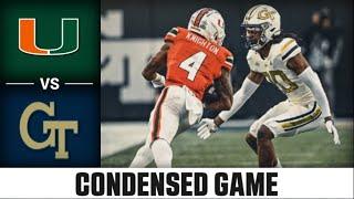 Miami vs. Georgia Tech Condensed Game  2022 ACC Football