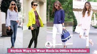 Outfit Ideas To Wear With Heels  How to Wear Heels to Work  Work Outfits With Heels