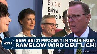 THÜRINGEN-WAHL Hammer-Umfrage für BSW Bodo Ramelow äußert sich zu Sahra Wagenknecht